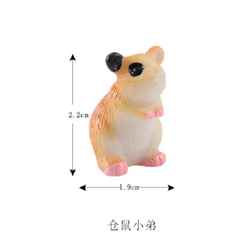 Tiểu cảnh chuột hamster dễ thương trang trí nền DIY (TZC-958)