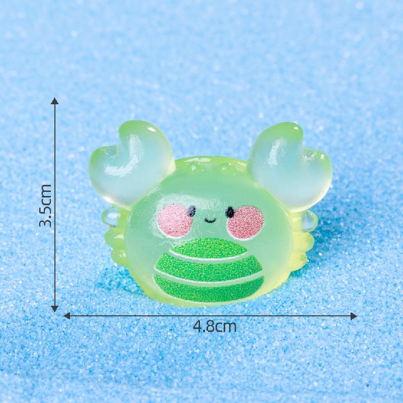 Tiểu cảnh cua phát sáng mini trang trí bể cá DIY (ZC-1233)