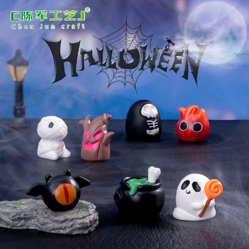 Tiểu cảnh Halloween, ma và xác sống, trang trí mini DIY (TZC-269)