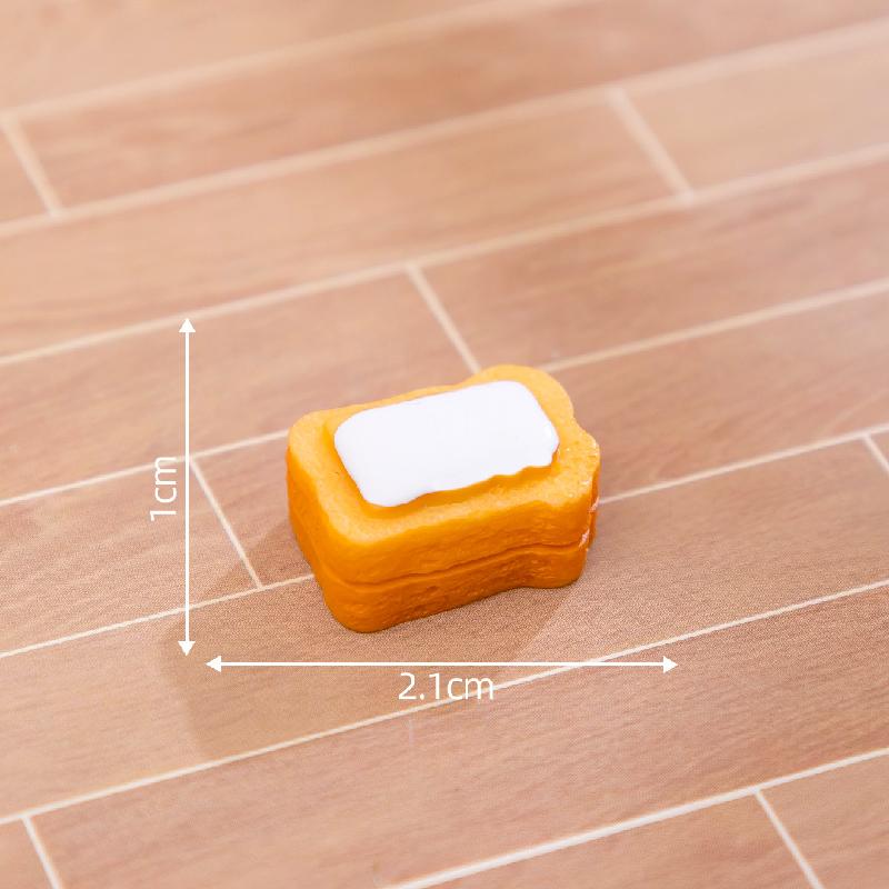 Tiểu cảnh bánh mì và bánh ngọt, trang trí DIY mini (TZC-281)