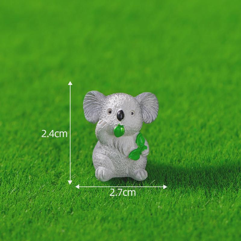 Tiểu cảnh koala dễ thương, phụ kiện trang trí cây cảnh mini (TZC-618)