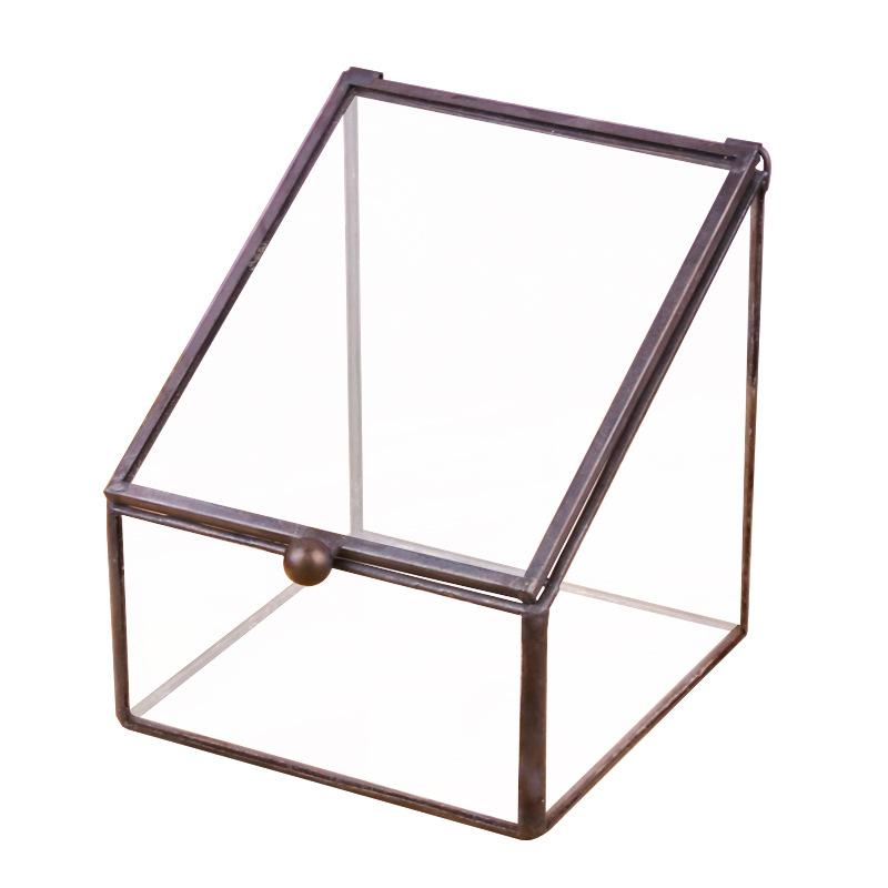 Hộp kính trang sức vuông, hộp chống bụi (DG-176)