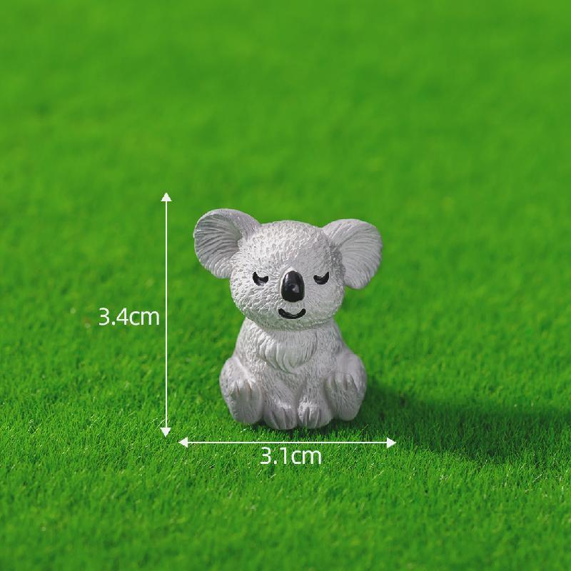 Tiểu cảnh koala dễ thương, phụ kiện trang trí cây cảnh mini (TZC-618)