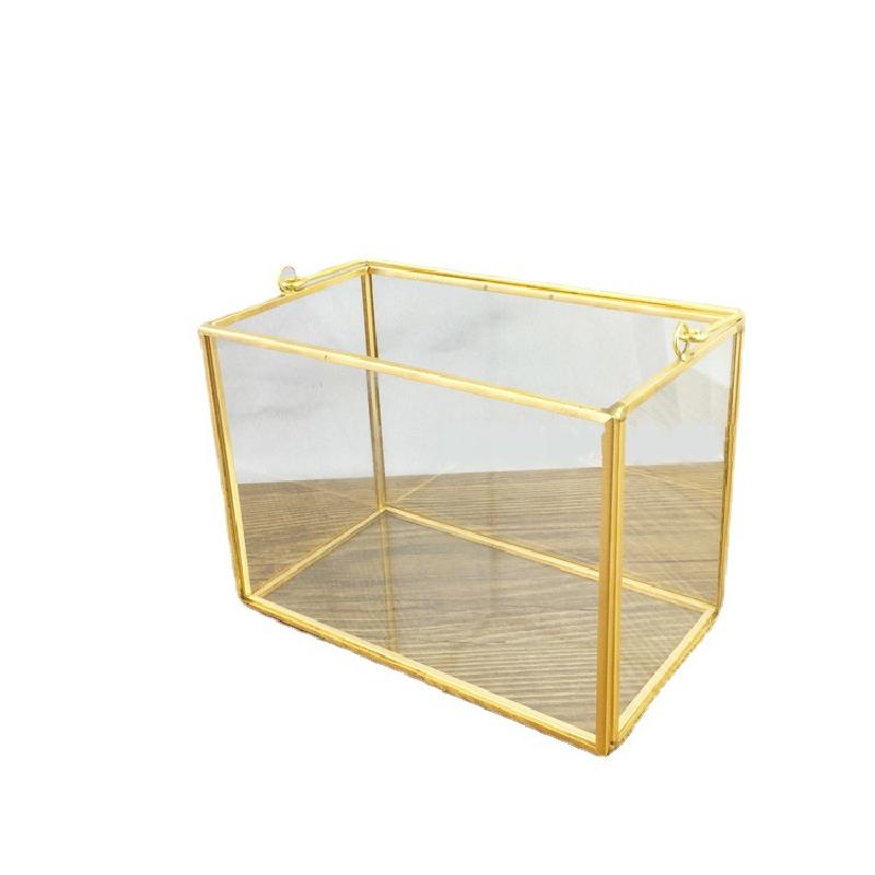 Nhà kính chữ nhật Bắc Âu, đèn nến cưới (DG-156)