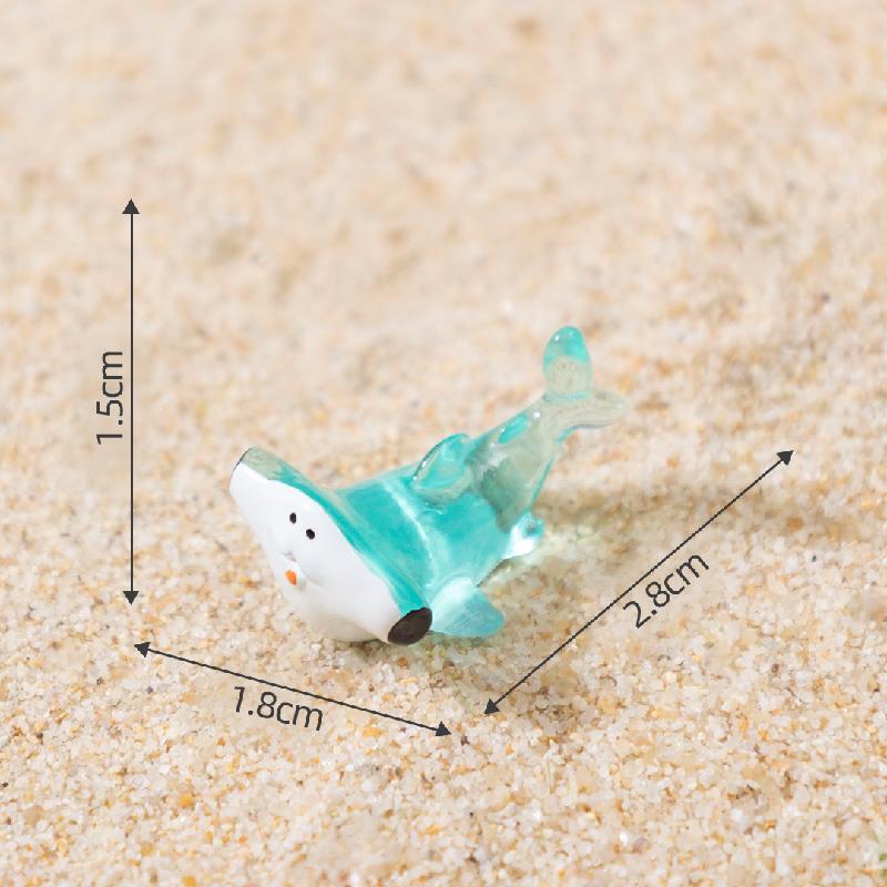 Tiểu cảnh động vật biển: cá mập, cá voi, bạch tuộc mini (ZC-91)
