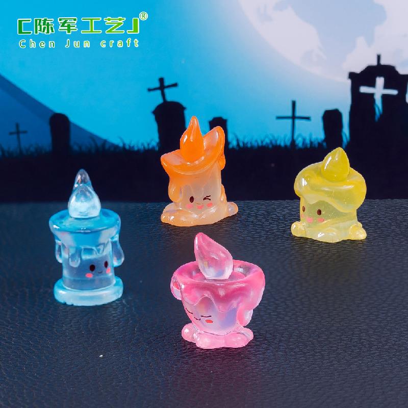 Tiểu cảnh nến Halloween mini DIY trang trí bàn lễ hội (TZC-699)