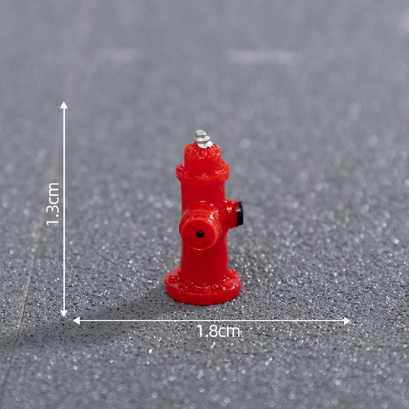 Tiểu cảnh cột đèn, thùng rác, trang trí đường phố mini (ZC-92)
