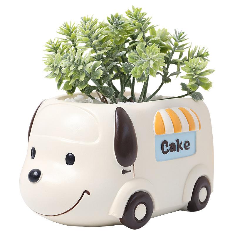 Chậu cây mọng nước hình nấm resin, chậu mini trang trí bàn, cửa sổ và tiểu cảnh (RG-164)