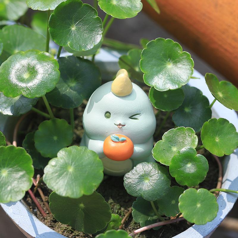 Chậu cây mọng nước Tây Du Ký resin, chậu mini hoạt hình, trang trí nhà và tiểu cảnh (RG-179)