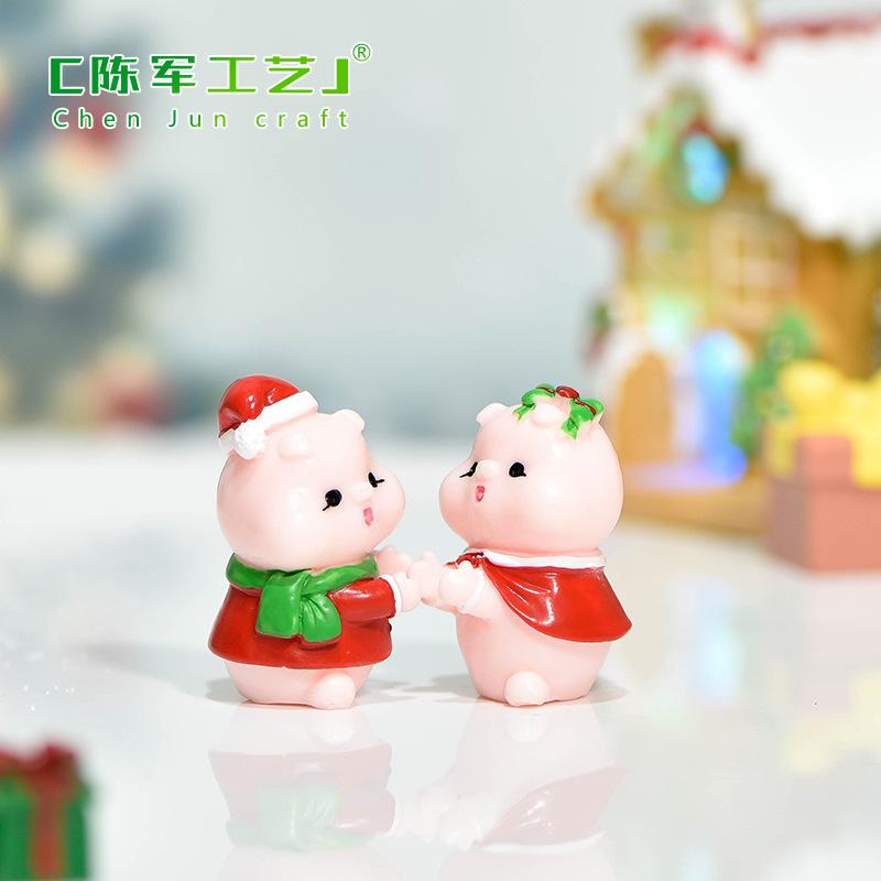 Tiểu cảnh Noel: người tuyết và táo bình an mini DIY (TZC-1050)