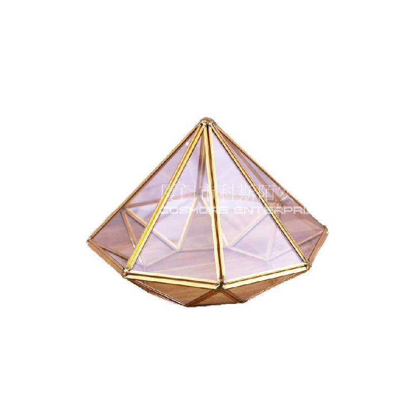Nhà kính kim cương 8 mặt, tiểu cảnh rêu (DG-163)