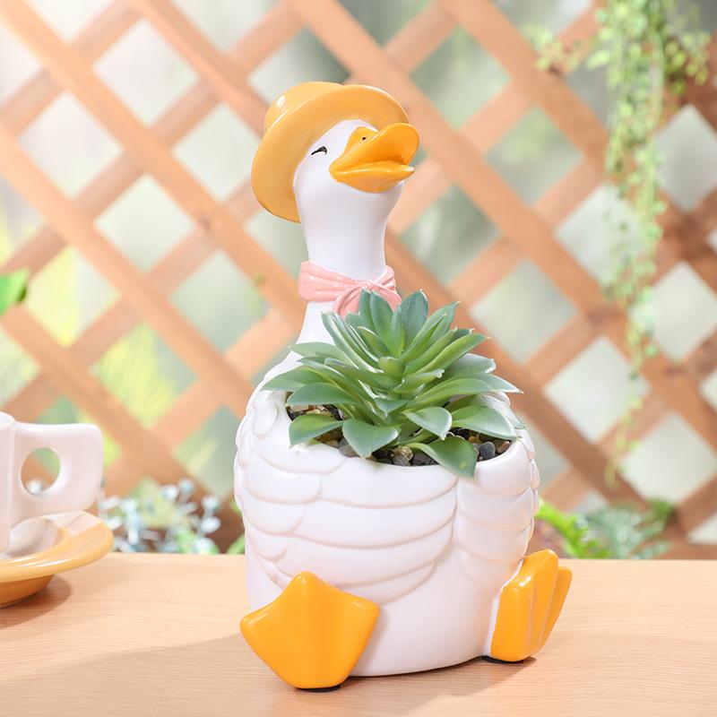 Chậu cây mọng nước hình cốc cà phê resin, chậu mini để bàn, trang trí cửa sổ và sân vườn (RG-197)