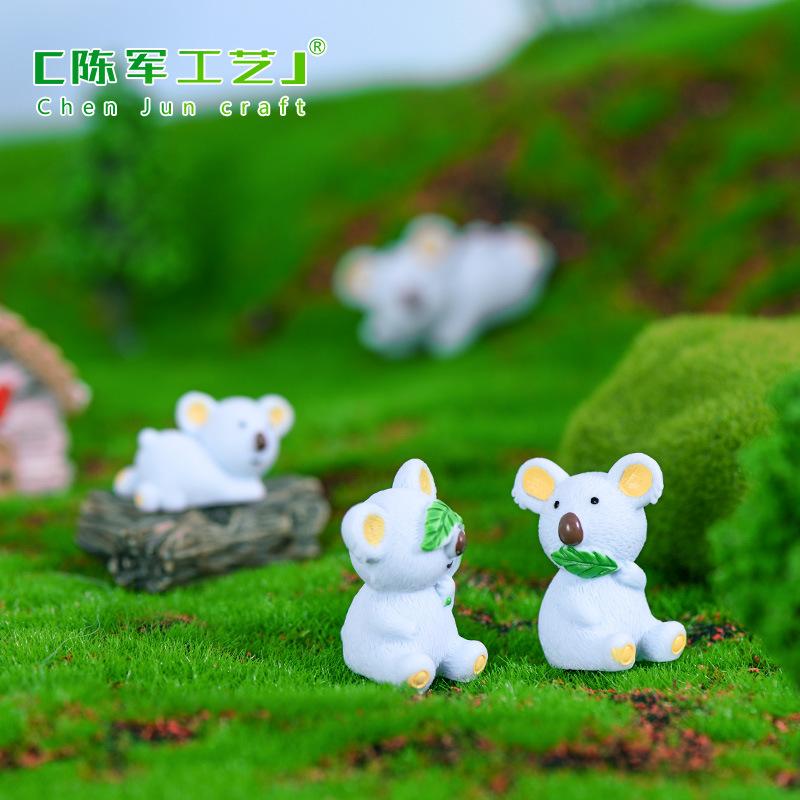 Gấu túi koala resin tiểu cảnh trang trí sáng tạo DIY (TZC-686)