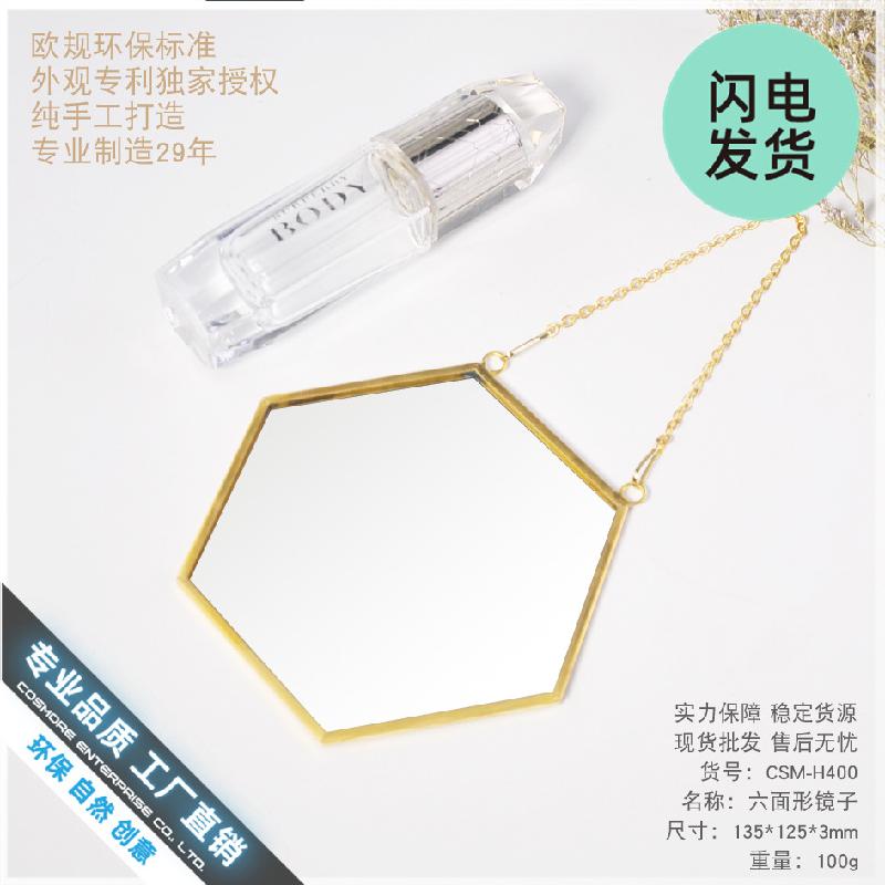 Gương lục giác vàng phong cách Bắc Âu (DG-126)