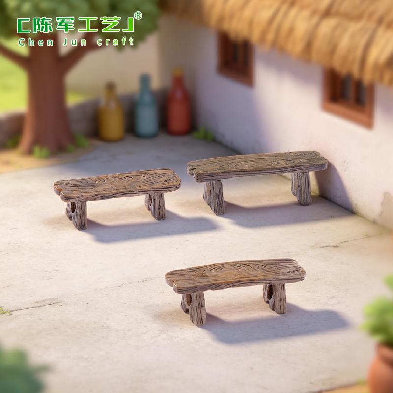 Tiểu cảnh ghế tim lãng mạn, phụ kiện trang trí cây cảnh DIY (ZC-580)