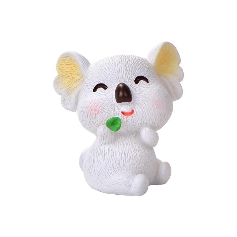 Tiểu cảnh koala dễ thương, phụ kiện trang trí quả cầu mini (TZC-407)