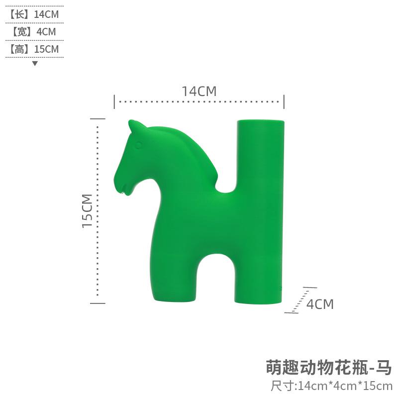 Bình hoa thủy canh hình động vật 3D resin, bình cây để bàn, trang trí nhà và văn phòng (RG-213)