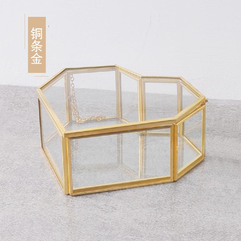 Hộp kính trang sức hình trái tim cổ điển (DG-81)