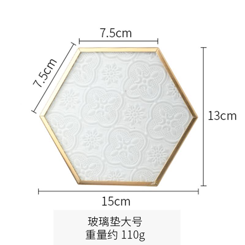 Đế ly kính viền vàng Bắc Âu (DG-82)