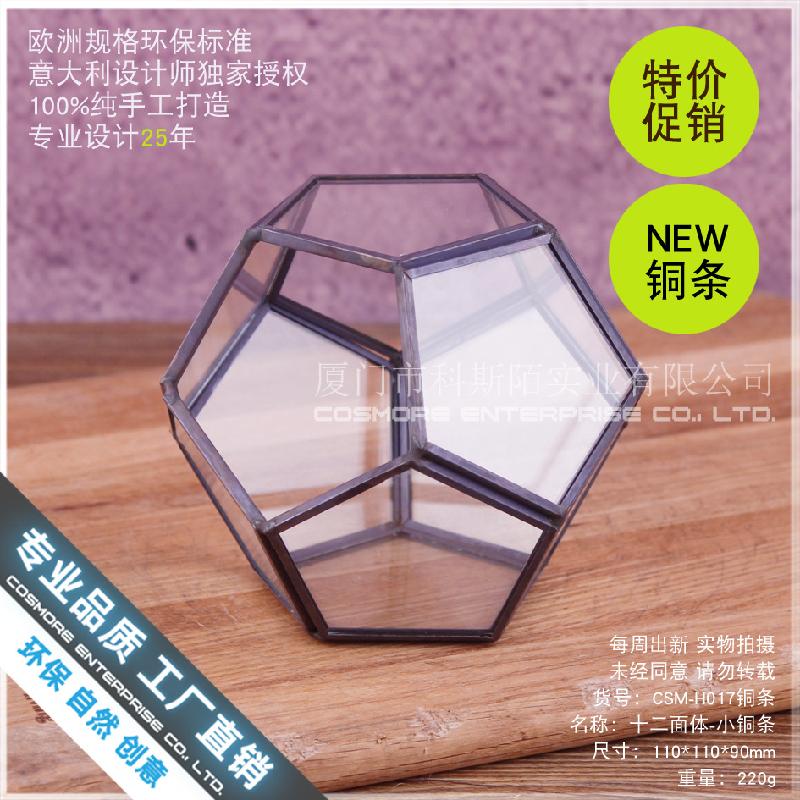 Nhà kính 12 mặt Terrarium sen đá (DG-229)