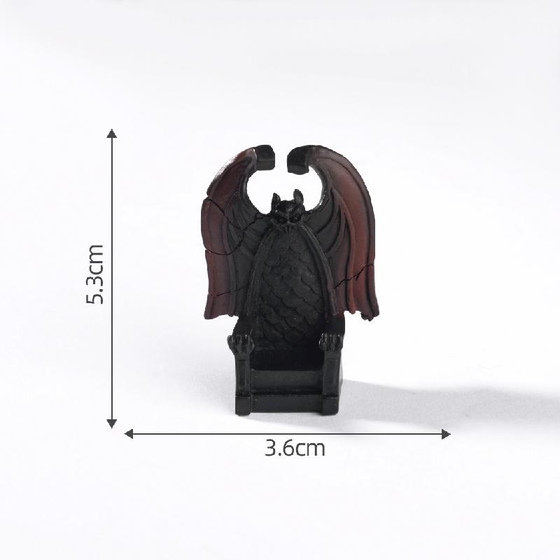 Tiểu cảnh hề xương Halloween, DIY, phụ kiện resin tiểu cảnh mini đáng yêu (ZC-572)