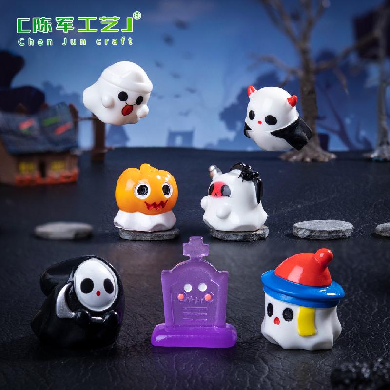 Tiểu cảnh ma quỷ Halloween, trang trí mini dễ thương DIY (TZC-450)