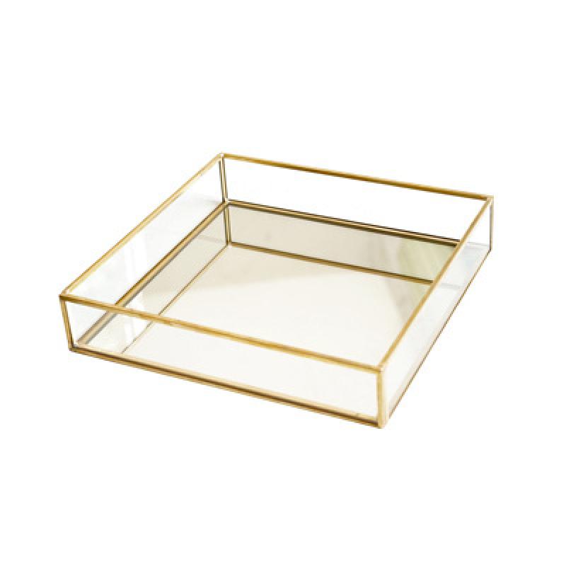 Khay kính vuông lớn, hộp trang sức trưng bày (DG-96)