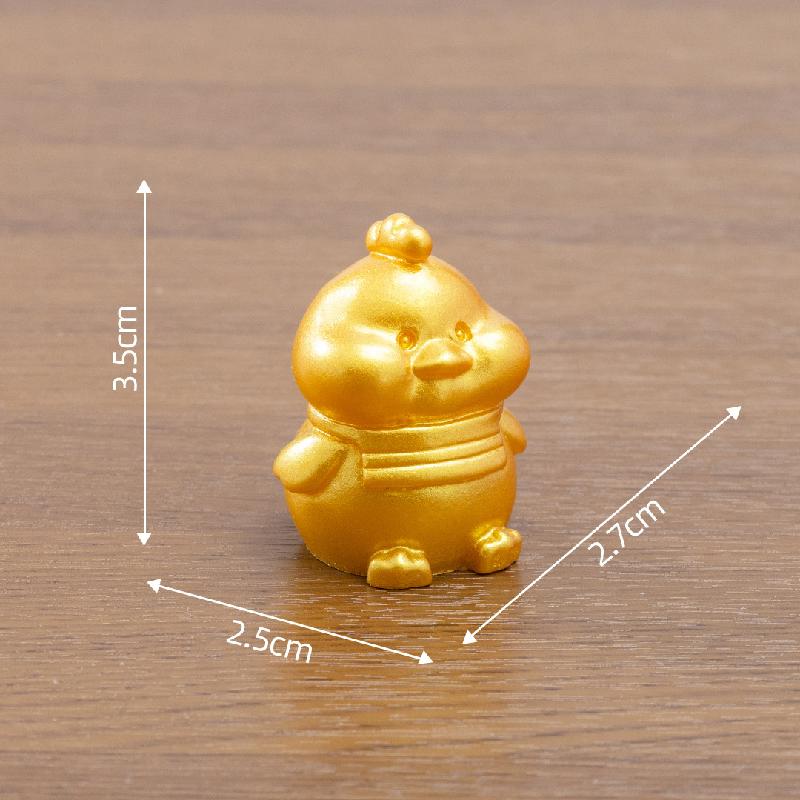 Tiểu cảnh 12 con giáp màu vàng, trang trí tiểu cảnh mini (ZC-290)