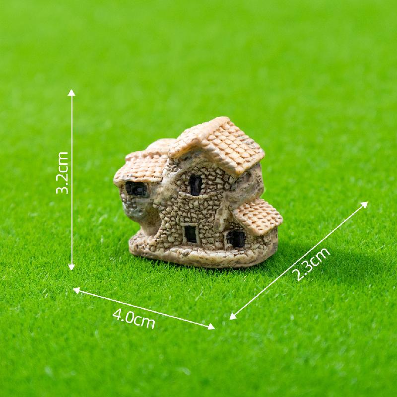Tiểu cảnh nhà nhỏ Zakka, trang trí chậu cây với 8 mẫu (ZC-297)