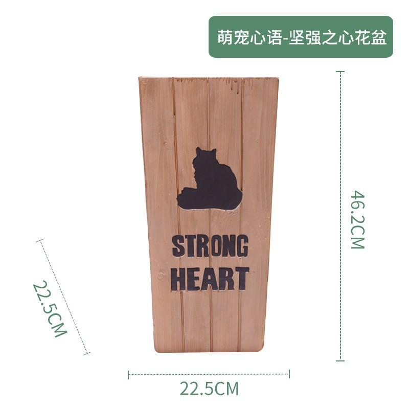 Chậu cây resin hình vuông cỡ lớn, chậu cây trang trí khách sạn, văn phòng và sân vườn (RG-276)