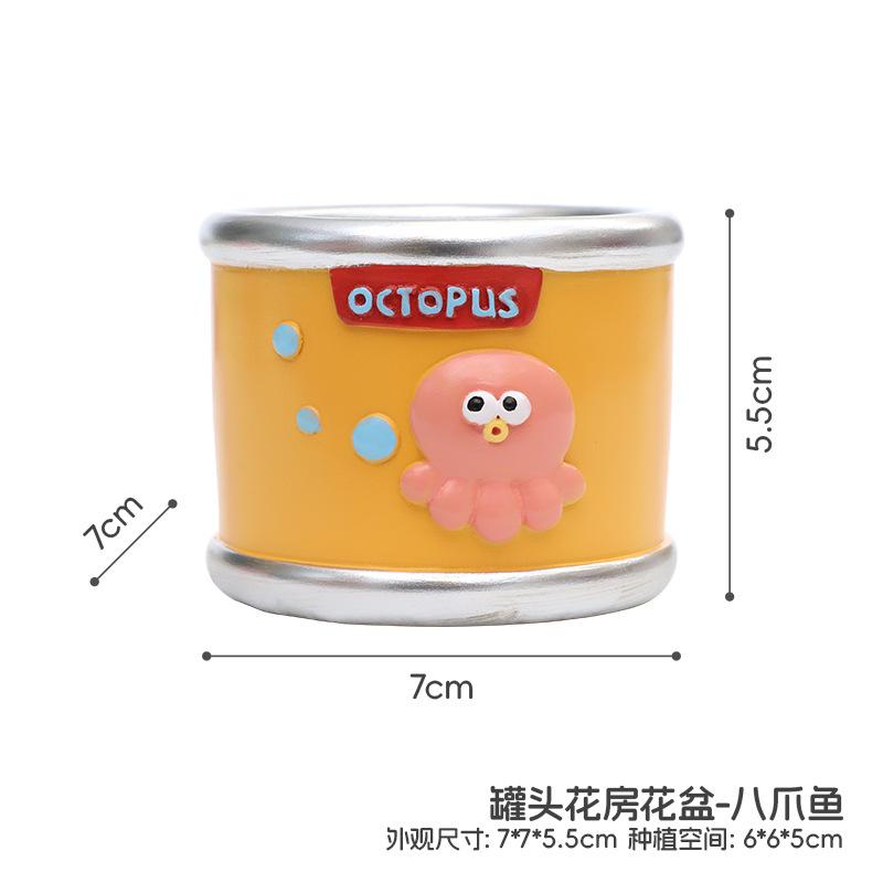 Chậu cây mọng nước resin mini, chậu cây để bàn, trang trí ban công sân vườn (RG-39)