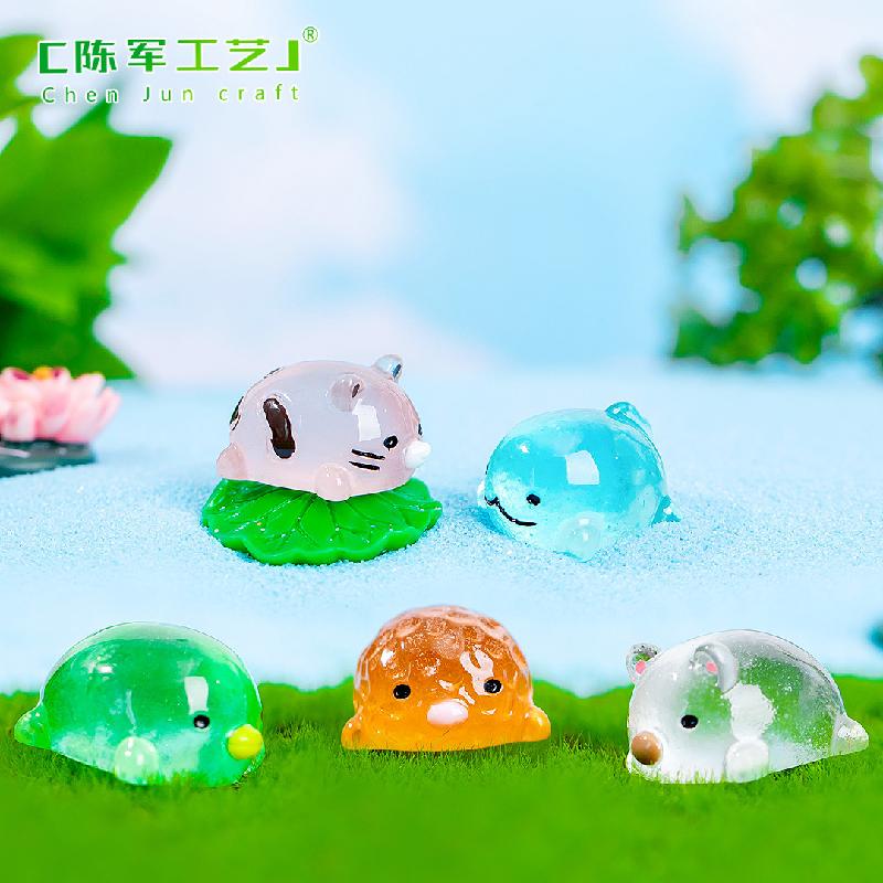 Tiểu cảnh sinh vật góc nhỏ mini phát sáng trang trí DIY (ZC-1237)
