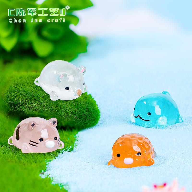 Tiểu cảnh sinh vật góc nhỏ mini phát sáng trang trí DIY (ZC-1237)