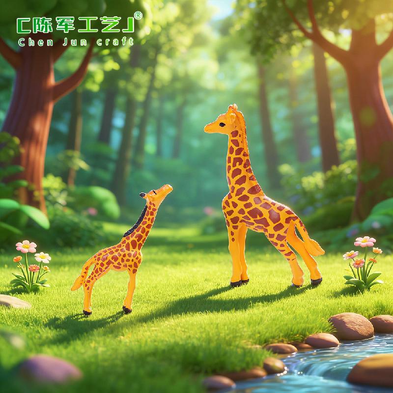 Tiểu cảnh hươu cao cổ nhỏ, phụ kiện trang trí cây cảnh mini (ZC-419)