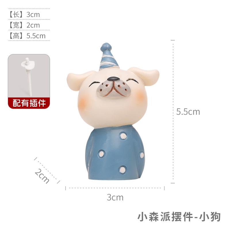 Cắm trang trí tiểu cảnh hình động vật resin, phụ kiện cắm chậu cây mọng nước, trang trí sân vườn (RG-96)