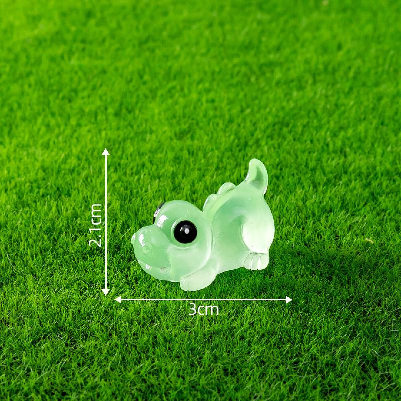 Tiểu cảnh khủng long phát sáng mini trang trí xe và bàn (ZC-1006)