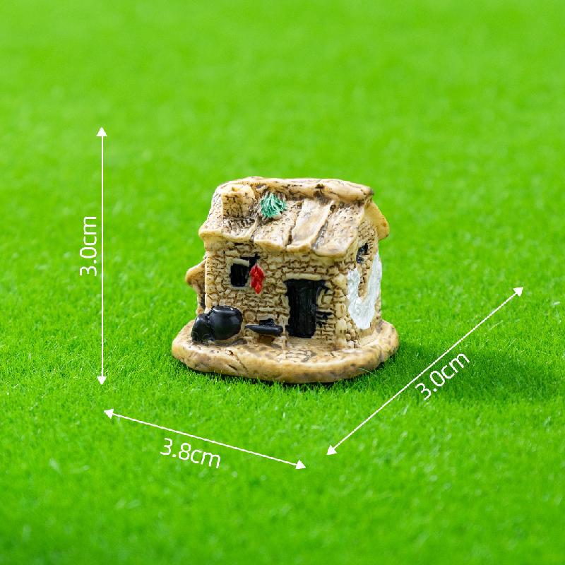 Tiểu cảnh nhà nhỏ Zakka, trang trí chậu cây với 8 mẫu (ZC-297)