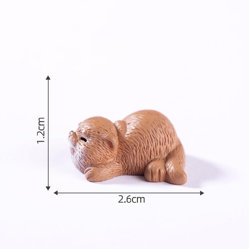 Rái cá dễ thương – Mô hình rái cá mini, trang trí bàn làm việc, xe hơi (M-1377)