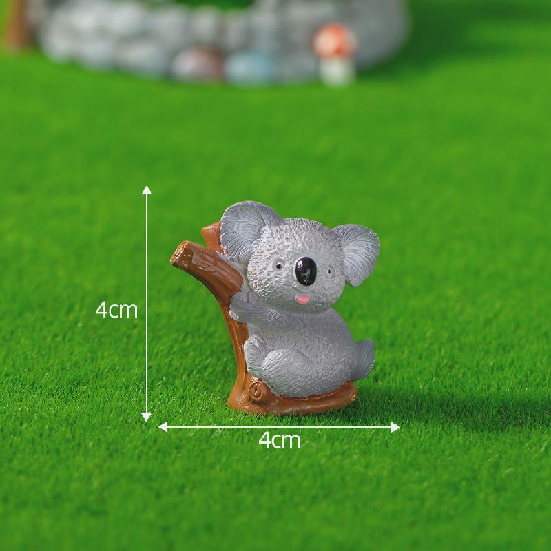 Tiểu cảnh koala dễ thương, phụ kiện trang trí cây cảnh mini (TZC-618)