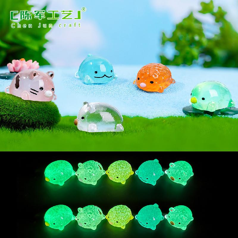 Tiểu cảnh sinh vật góc nhỏ mini phát sáng trang trí DIY (ZC-1237)