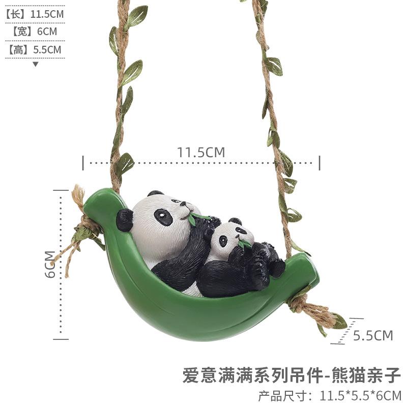 Móc treo động vật hoạt hình resin, phụ kiện làm vườn, trang trí sân vườn ban công (RG-18)