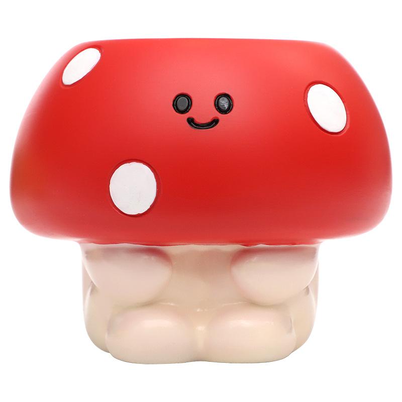 Chậu cây mọng nước hình rau củ hoạt hình resin, chậu mini để bàn, trang trí văn phòng và nhà (RG-106)