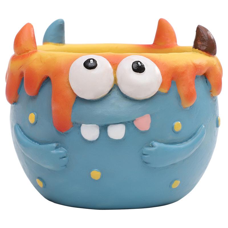 Chậu cây mọng nước hình phố nhỏ và cửa hàng động vật resin, chậu mini tiểu cảnh, trang trí nhà (RG-188)