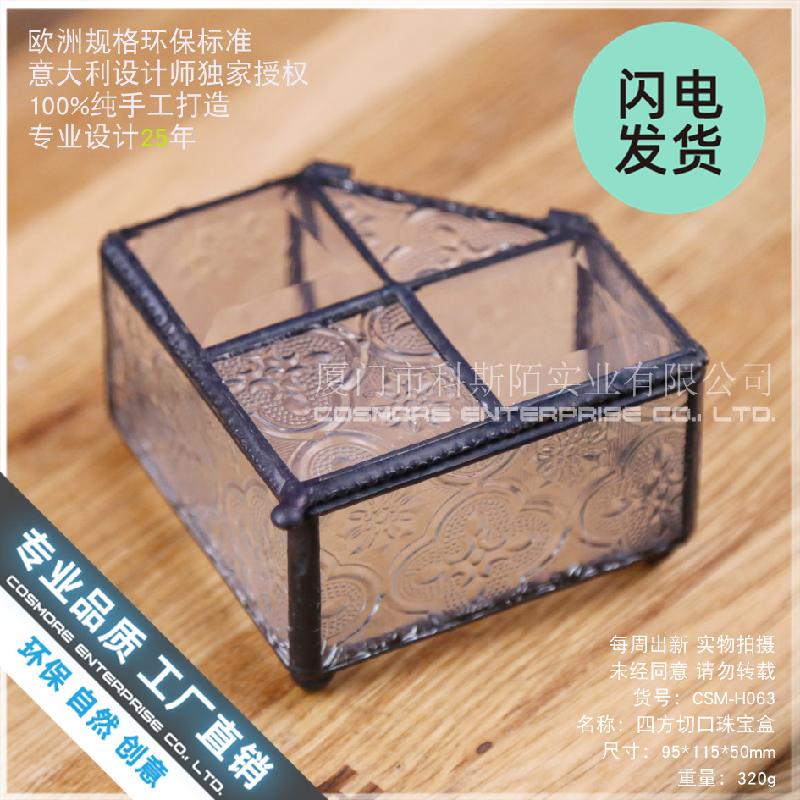 Nhà kính vuông cắt góc, sen đá rêu cảnh (DG-197)