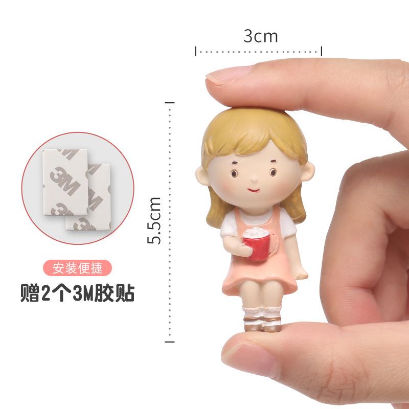 Tượng tiểu cảnh cây mọng nước resin, đồ trang trí bàn, xe hơi, cặp đôi và quà tặng (RG-250)