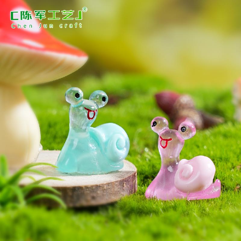 Ốc sên phát sáng – Mô hình ốc dạ quang, trang trí tiểu cảnh (M-909)
