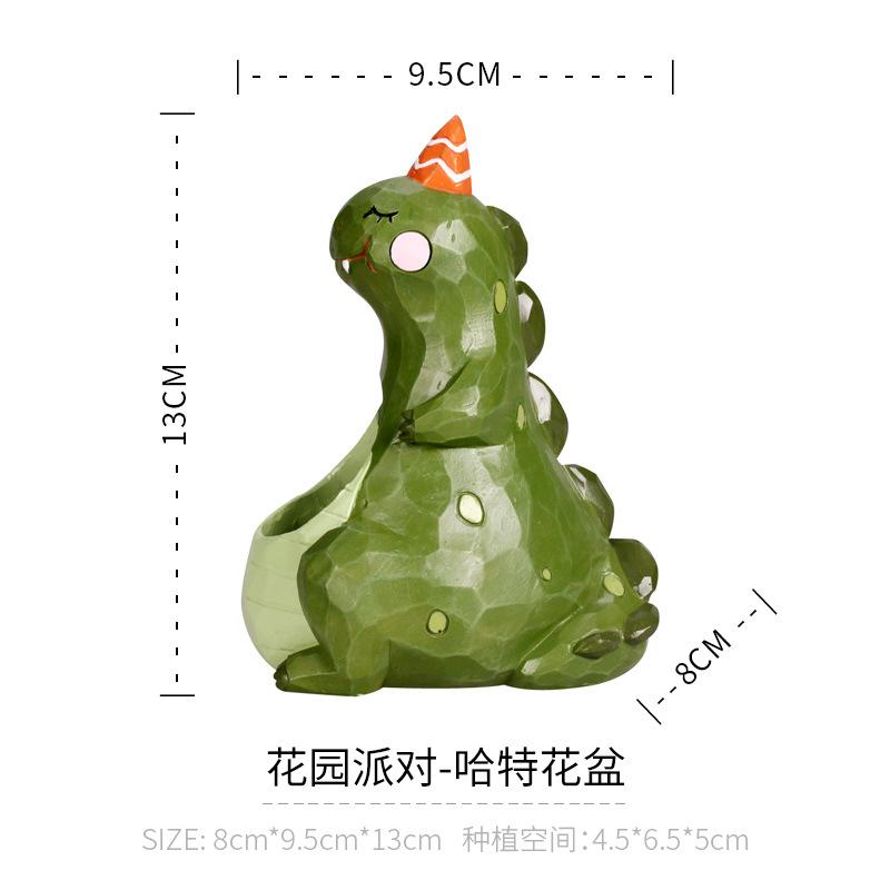 Chậu cây mọng nước hình cá voi resin phong cách Zakka, chậu mini để bàn, ban công và sân vườn (RG-146)