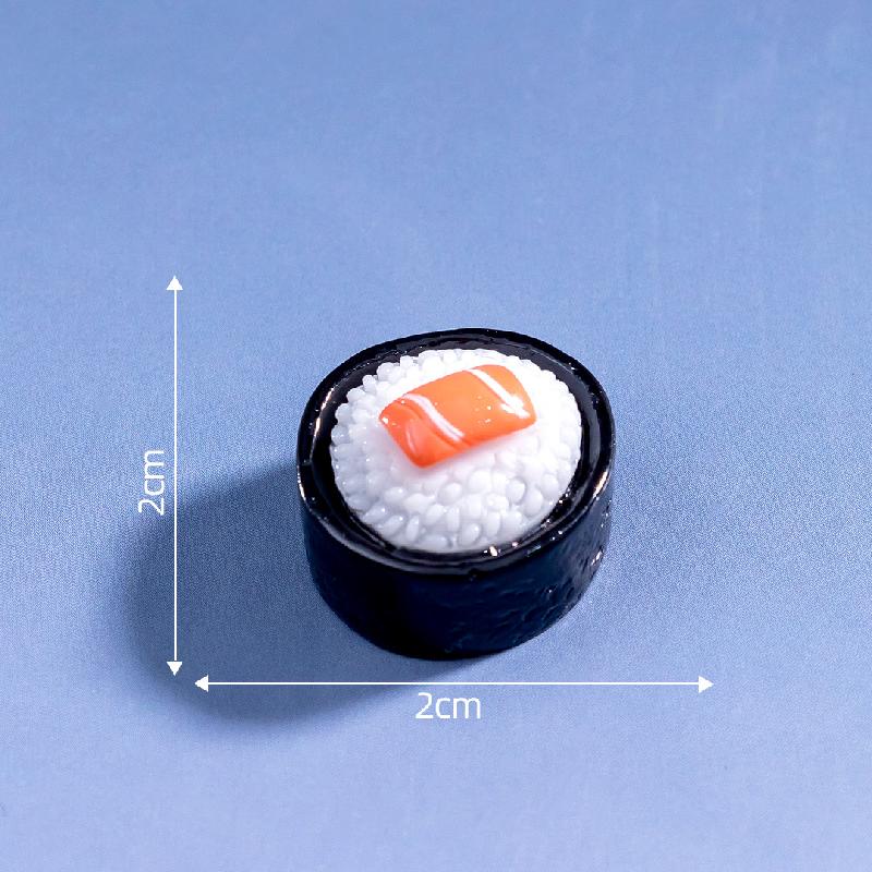 Tiểu cảnh sushi cá hồi, phụ kiện trang trí đồ ăn mini DIY (TZC-572)