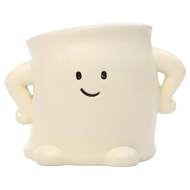 Chậu cây mọng nước resin hình nhân vật vui nhộn, chậu mini trang trí ban công, bàn làm việc (RG-7)