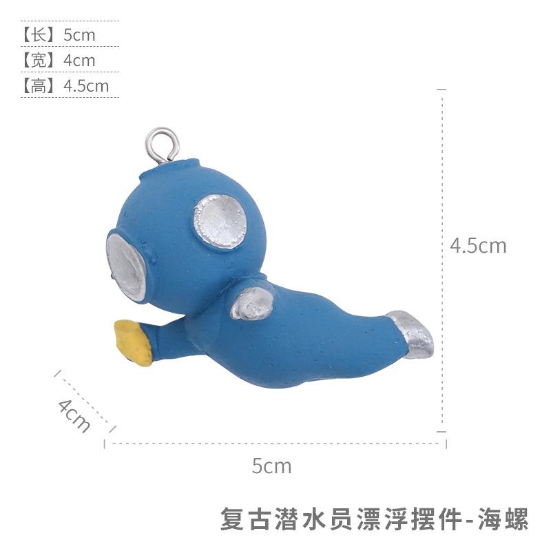 Tượng thợ lặn resin nổi trong hồ cá, phụ kiện tiểu cảnh thủy sinh, đồ trang trí hồ cá (RG-251)